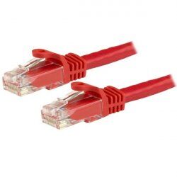 CABLE RESEAU CAT6 GIGABIT UTP SANS CROCHET DE 15M - ROUGE