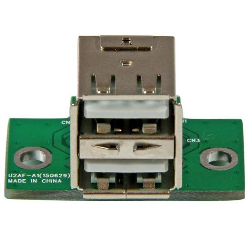 ADAPTATEUR DE CONNECTEUR DE CARTE MERE USB A 2 PORTS - F/F