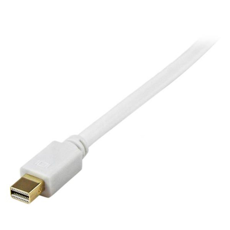 StarTech.com 6 ft Mini DisplayPort to DVI Active Adapter Converter Cable - mDP to DVI 1920x1200 - White