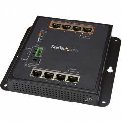 StarTech.com Industrial 8 Port Gigabit PoE Switch - 4 x PoE+ 30W - Power Over Ethernet - Hardened GbE Layer/L2 Managed S