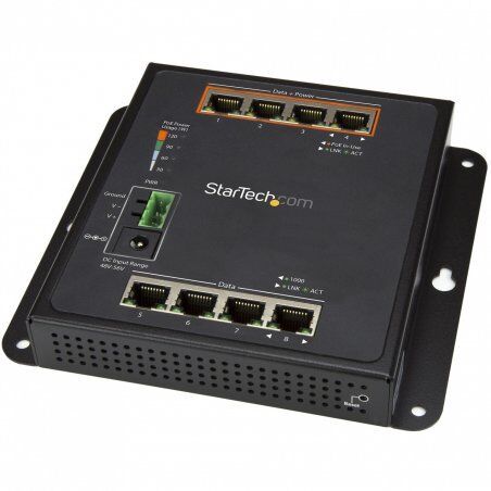 8-PORT (4X POE +) GBE SWITCH L2 MANAGED SWITCH - WALL MOUNT