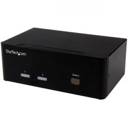 SWITCH KVM USB DOUBLE VGA A 2 PORTS AVEC HUB USB 2.0