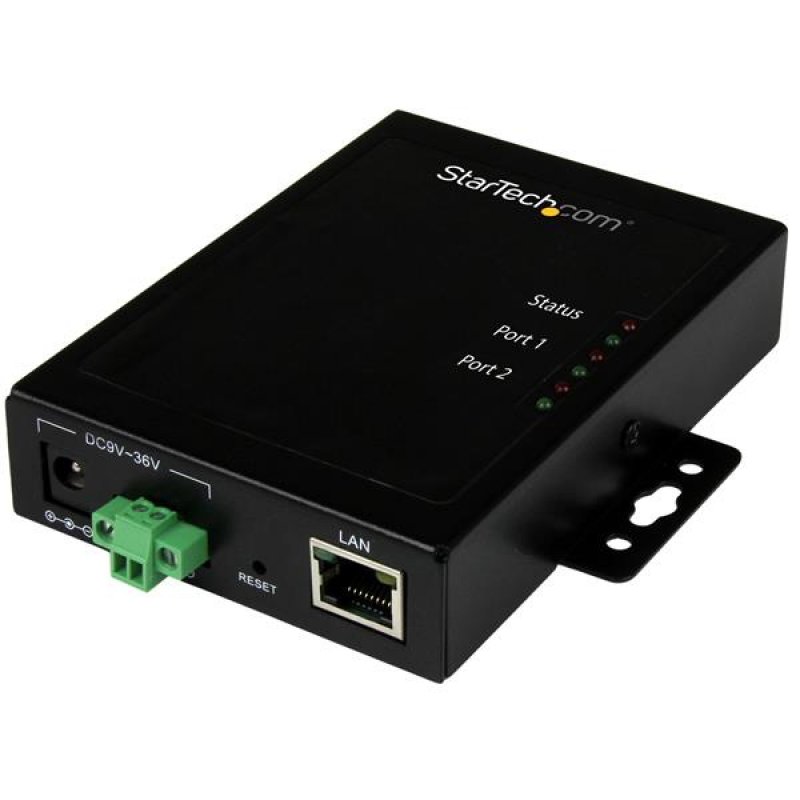 SERVEUR DE PERIPHERIQUES 2 PORTS SERIE VERS IP ETHERNET