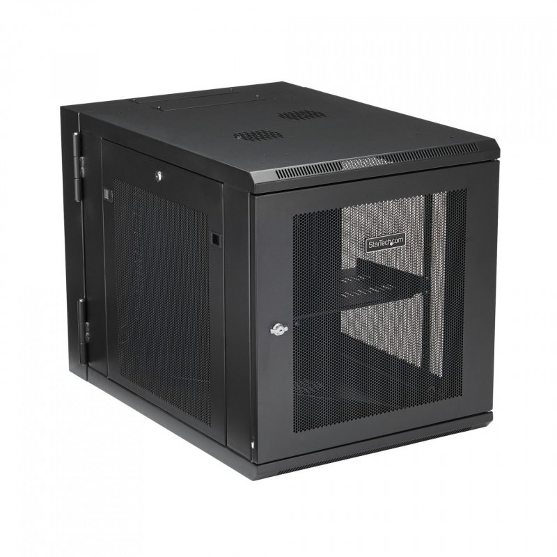 StarTech.com 12U 19" Wall Mount Network Cabinet - 4 Post 24" Deep Hinged Server Room Data Cabinet- Locking Computer Equi
