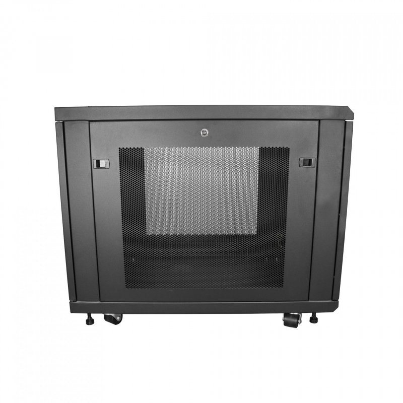 StarTech.com 19in 12U Server Rack Cabinet - 4-Post Adjustable Depth (2" to 30") Network Equipment Rack Enclosure w/Caste