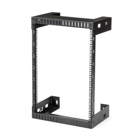 StarTech.com 15U 19" Wall Mount Network Rack - 12" Deep 2 Post Open Frame Server Room Rack for Data/AV/IT/Computer Equip