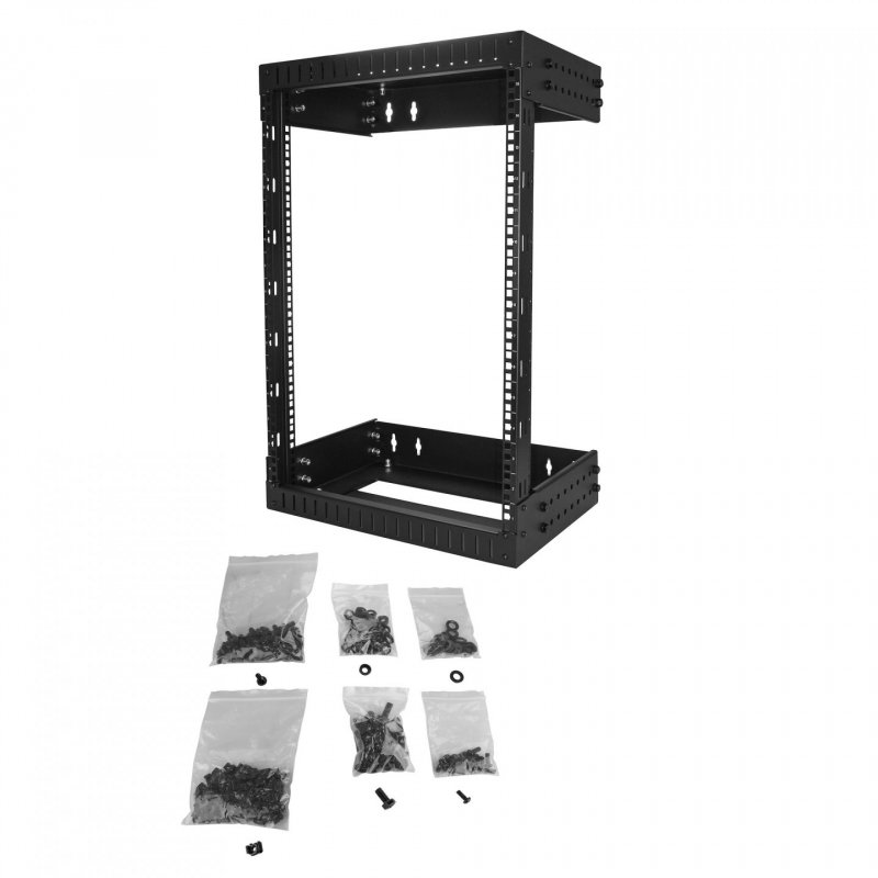 15U WALL MOUNT SERVER RACK - EQUIPMENT RACK -12 -20 IN DEPTH