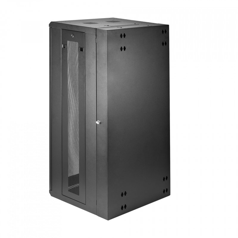26U SERVER RACK ENCLOSURE WITH HINGE-WALL MOUNT NETWORK RACK
