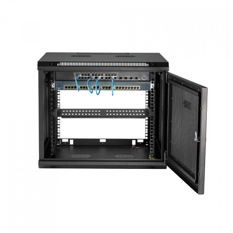 StarTech.com RK920WALM étagère 9U Rack monté sur le mur Noir