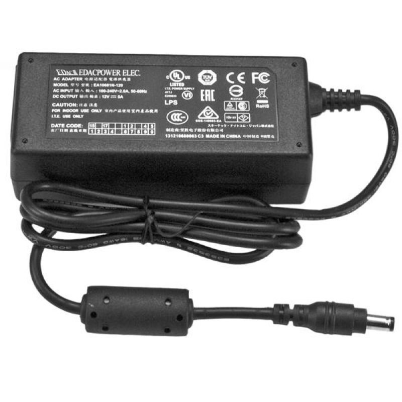 REPLACEMENT OR SPARE 12 VOLT POWER ADAPTER-12V 5A - M BARREL