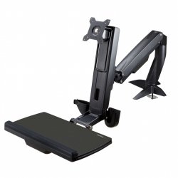 SIT STAND MONITOR ARM - HEIGHT ADJUSTABLE MONITOR ARMDESK MOUNT
