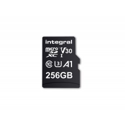 Integral 256GB MICRO SD CARD MICROSDXC UHS-1 U3 CL10 V30 A1 UP TO 100MBS READ 70MBS WRITE