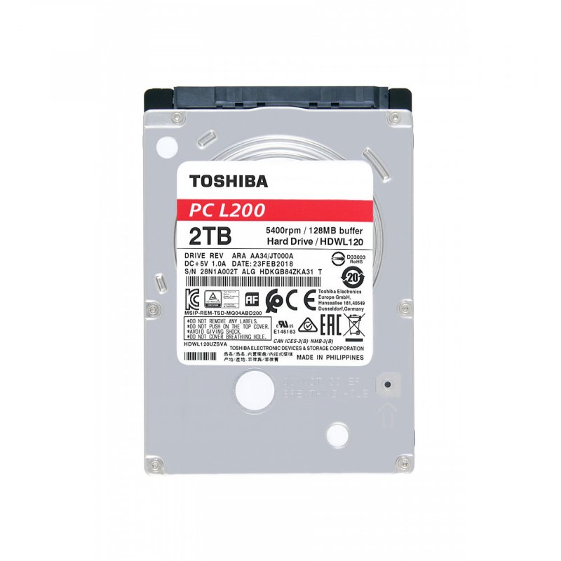 L200 Laptop PC Hard Drive 2TB BULK