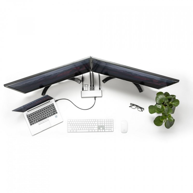 DUAL 4K 60HZ THUNDERBOLT 3 DOCK MACBOOK PRO/WINDOWS DP/HDMI/VGA