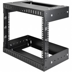 StarTech.com 8U 19" Wall Mount Network Rack - Adjustable Depth 12-20" 2 Post Open Frame Server Room Rack for AV/Data/ IT