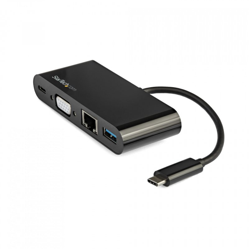StarTech.com Adaptateur Multiport USB-C - Mini Dock USB-C avec Sortie Vidéo VGA 1080p - Power Delivery Passthrough 60W 