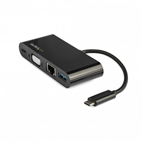 StarTech.com Adaptateur Multiport USB-C - Mini Dock USB-C avec Sortie Vidéo VGA 1080p - Power Delivery Passthrough 60W 