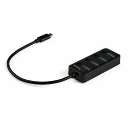 .com Hub USB 3.0 Type-C à 4 ports avec interrupteurs marche/arrêt