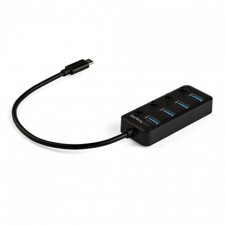 4-PORT USB C HUB-4X USB-A INDIVIDUAL ON/OFF SWITCHES
