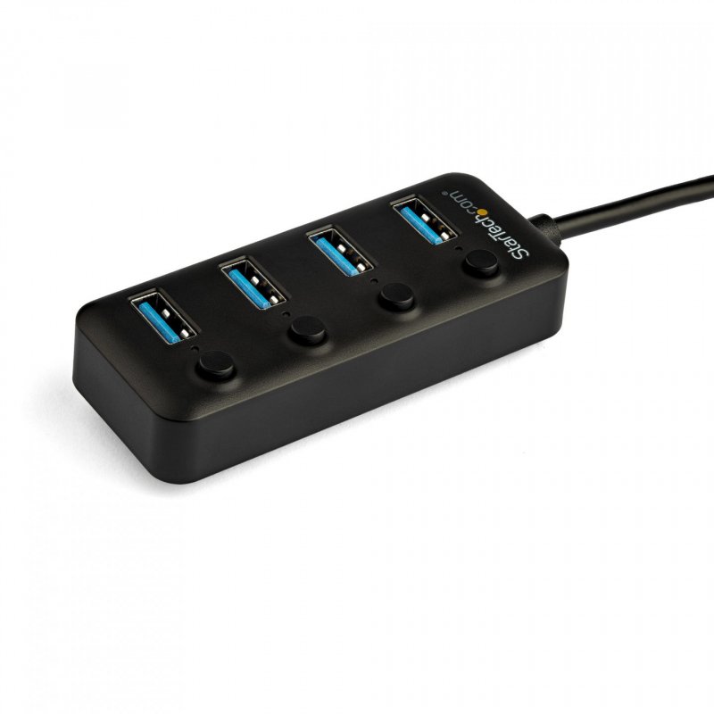 .com Hub USB 3.0 Type-C à 4 ports avec interrupteurs marche/arrêt