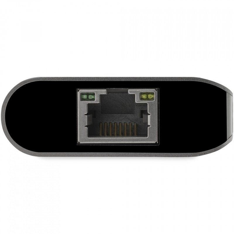 StarTech.com USB C Multiport Adapter - USB-C Travel Dock to 4K HDMI, 3x USB 3.0 Hub, SD/SDHC, GbE, 60W PD 3.0 Pass-Throu