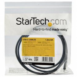StarTech.com Câble USB-C vers USB-C avec Power Delivery 5A de 1,8 m - USB 3.0