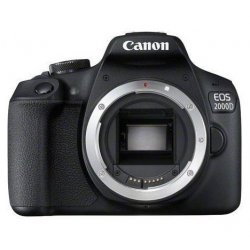 Canon EOS 2000D BK BODY EU26 SLR Camera Body 24.1 MP CMOS 6000 x 4000 pixels Black