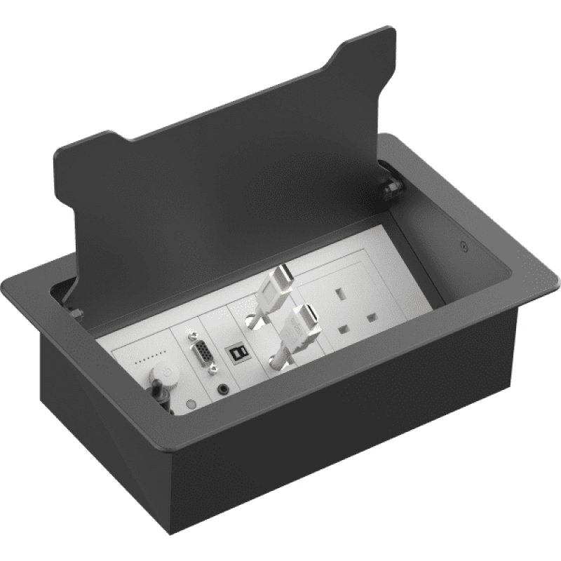 Vision TC3 SURRTB range-câbles Bureau Boîtier de câbles Noir, Blanc 1 pièce(s)