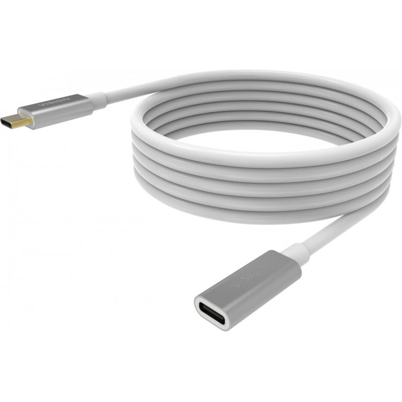 VISION compatible 2m White USB-C extension cable
