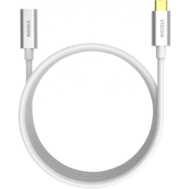 VISION compatible 2m White USB-C extension cable