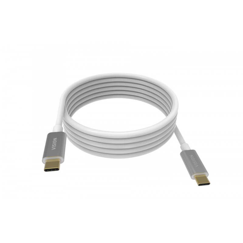 Vision TC 4MUSBC câble USB 4 m USB 3.2 Gen 2 (3.1 Gen 2) USB C Blanc