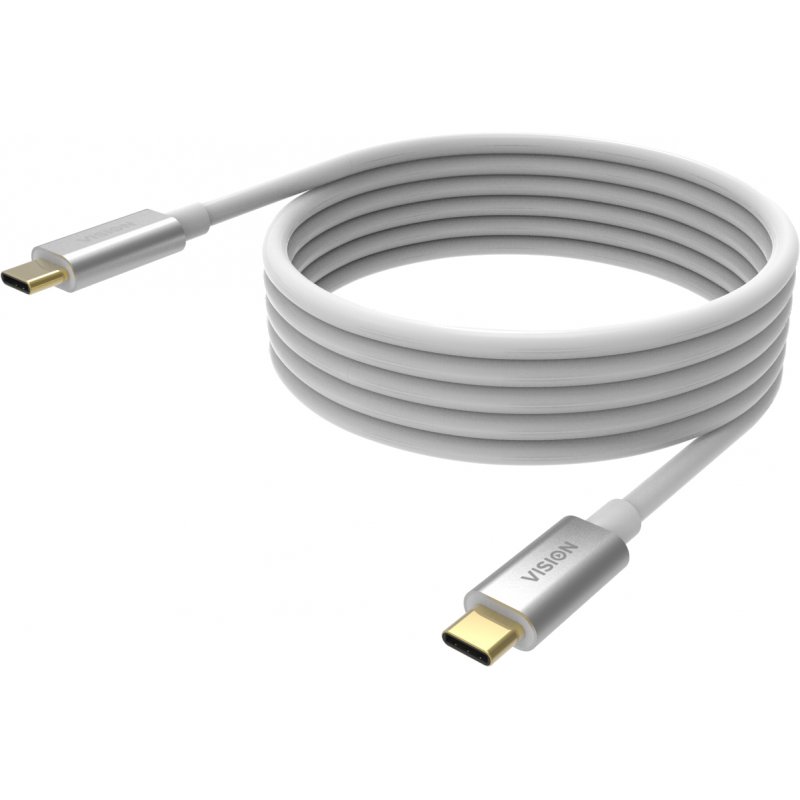 Vision TC 4MUSBC USB cable 4 m USB 3.2 Gen 2 (3.1 Gen 2) USB C White