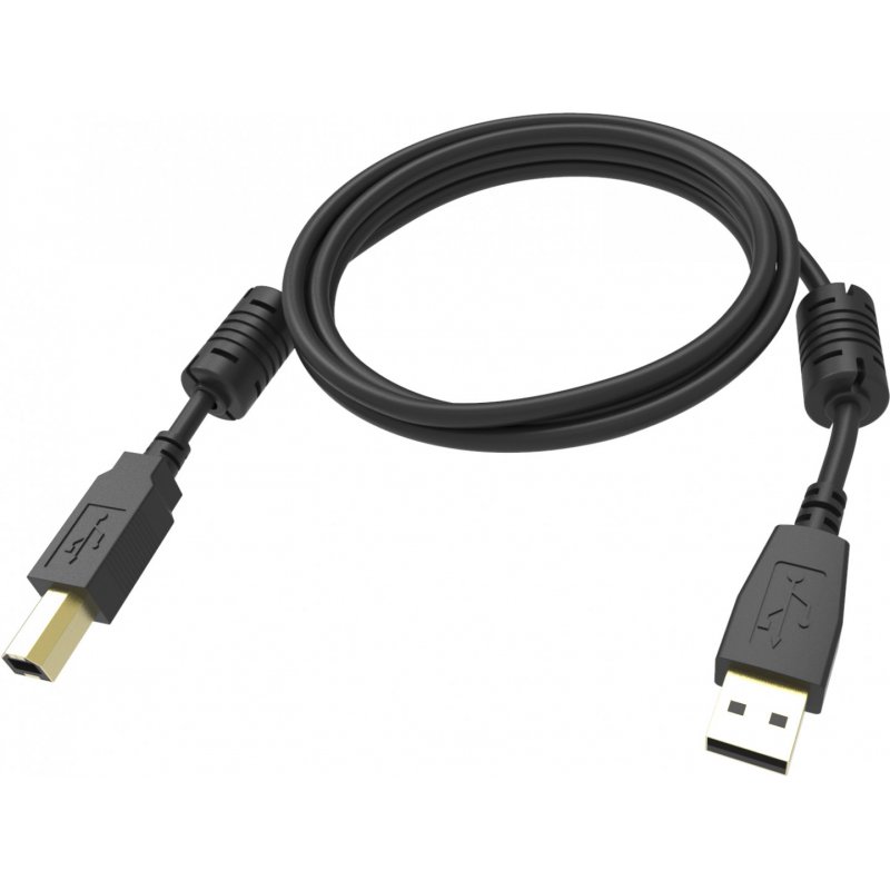 VISION compatible 2m Black USB 2.0 cable