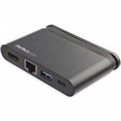 StarTech.com USB C Multiport Adapter - Portable USB-C Dock with 4K HDMI - 100W PD 3.0 Pass-Through, 1x USB-A, 1x USB-C, 