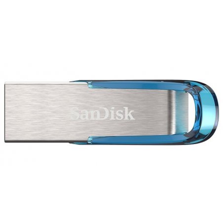 SanDisk Ultra Flair USB flash drive 64 GB USB Type-A 3.2 Gen 1 (3.1 Gen 1) Blue, Silver