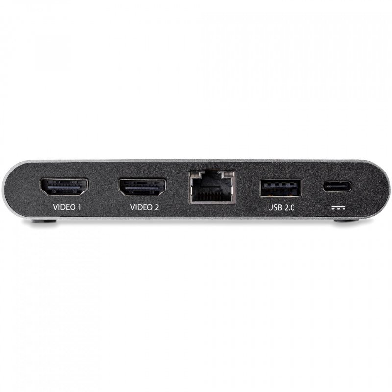 StarTech.com Dock USB C - Station d'Accueil USB-C à Double Écran 4K HDMI - 100 W Power Delivery Pass-through, GbE, 2 U