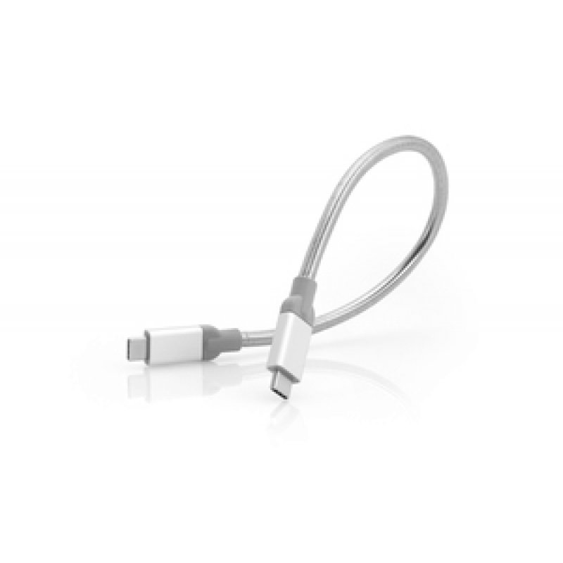 Verbatim Câble de synchronisation et de charge USB-C à USB-C USB 3.1 GÉN 2 de en acier inoxydable de 30 cm