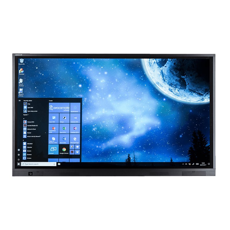 Avocor E6510 Écran plat interactif 165,1 cm (65") LED 370 cd/m² 4K Ultra HD Noir Écran tactile