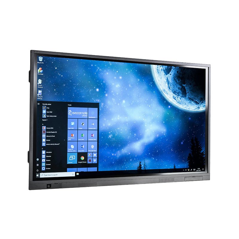 Avocor E7510 Écran plat interactif 190,5 cm (75") LED 370 cd/m² 4K Ultra HD Noir Écran tactile