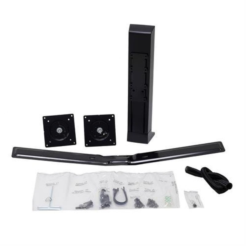 WorkFit Dual Monitor Kit Black