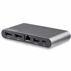 USB C MULTIPORT ADAPTER - DUAL MONITOR - 2 X 4K DP - WINDOWS-PD