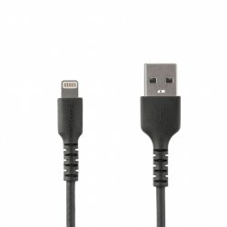 StarTech.com Câble USB-A vers Lightning Noir Robuste 1m - Câble de Charge/Synchronisation de Type A vers Lightning en 