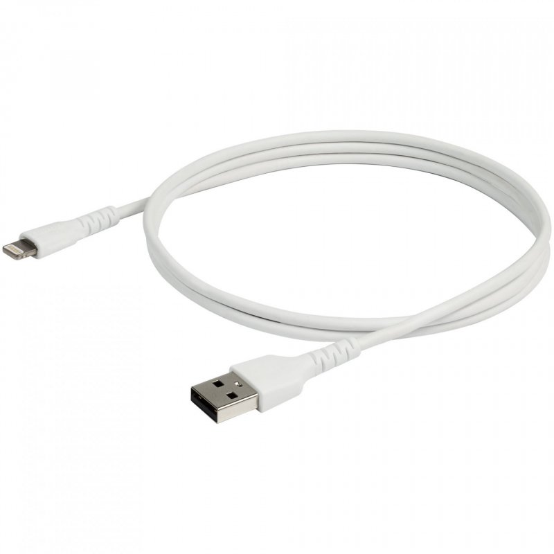 .com Câble USB Type-A vers Lightning - renforcé - 1 m - Blanc