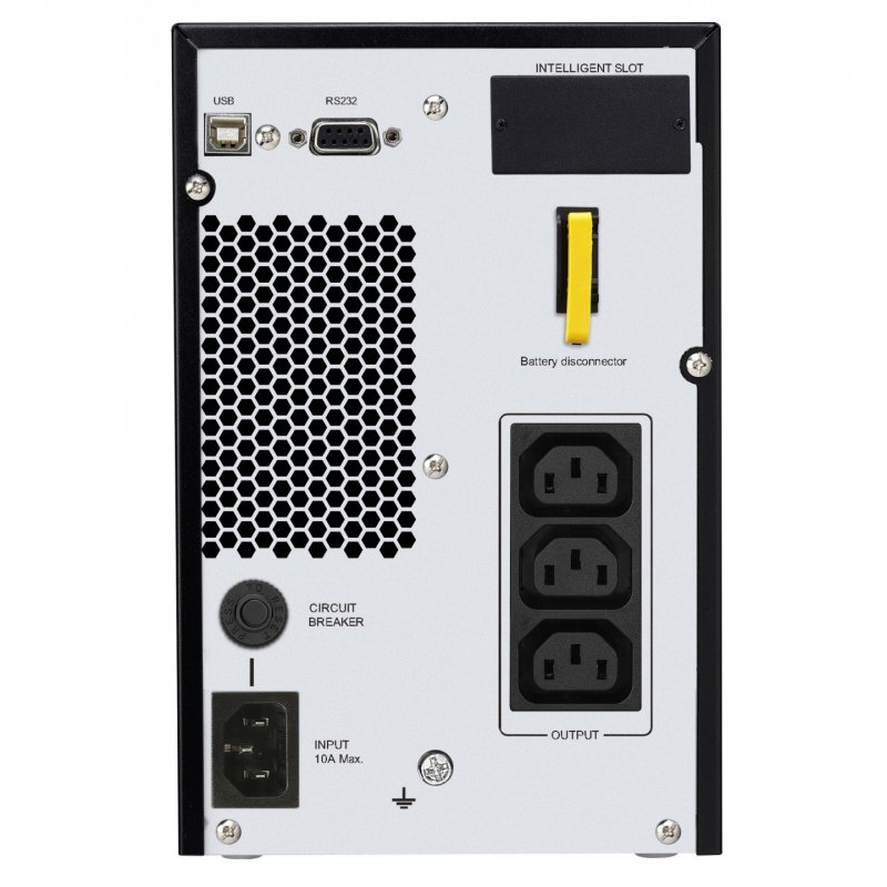APC SRV1KI alimentation d'énergie non interruptible Double-conversion (en ligne) 1 kVA 800 W 3 sortie(s) CA