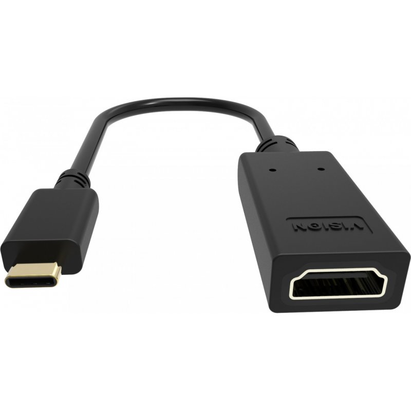 Vision TC-USBCHDMI/BL video cable adapter USB Type-C HDMI Type A (Standard) Black