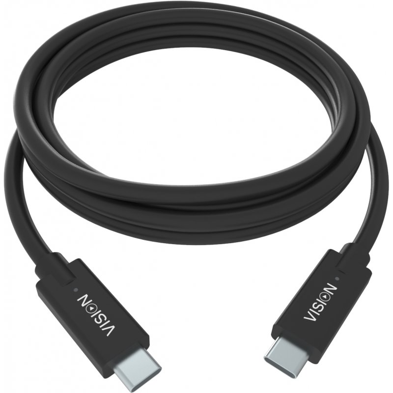 VISION compatible 1m Black USB-C Cable