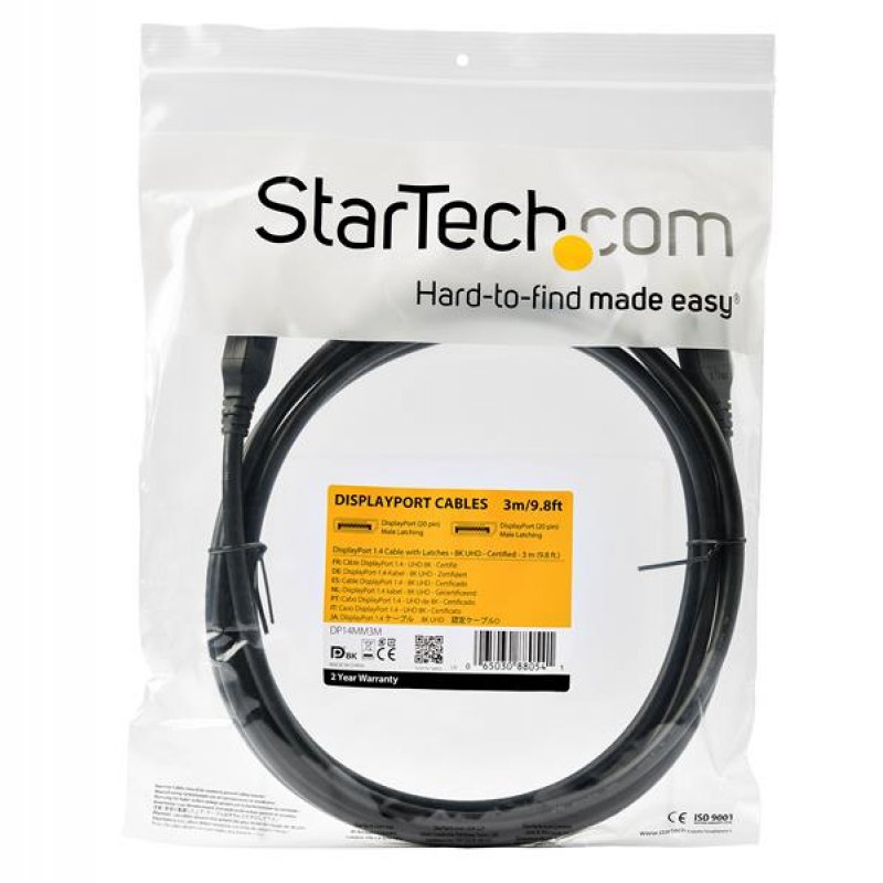 3M DISPLAYPORT 1.4 CABLE VESA CERTIFIED 8K 60HZ HBR3