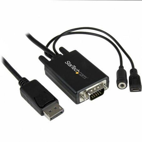 CABLE ADAPTATEUR DISPLAYPORT VERS VGA DE 2 M AVEC AUDIO