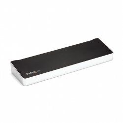 StarTech.com Station d'Accueil USB-C pour PC Portable 4K à Triple Écran avec Double DisplayPort et HDMI - 100W PD - US