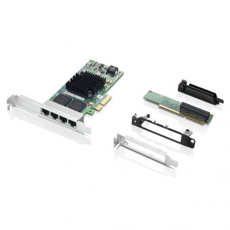 INTEL I350-T4 4 ETHERNET CARD F/ TC M + TS P330 TINY